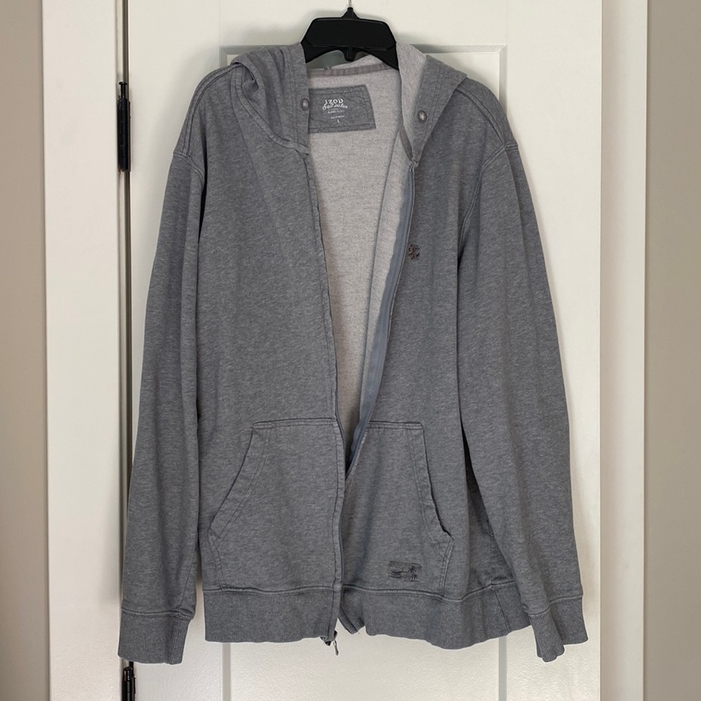Gray Zip Up Hoodie